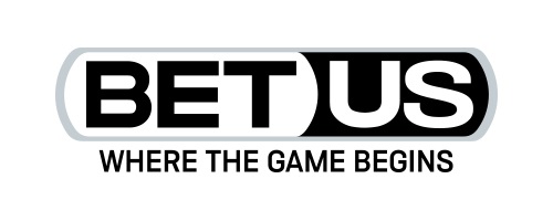 A logo for "BET US" with the tagline "WHERE THE GAME BEGINS" underneath.