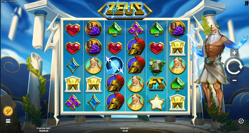 Ze Zeus slot interface
