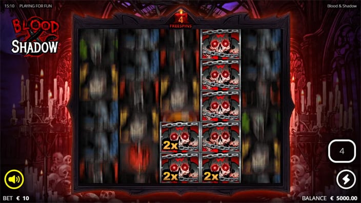 Blood and Shadow slot interface