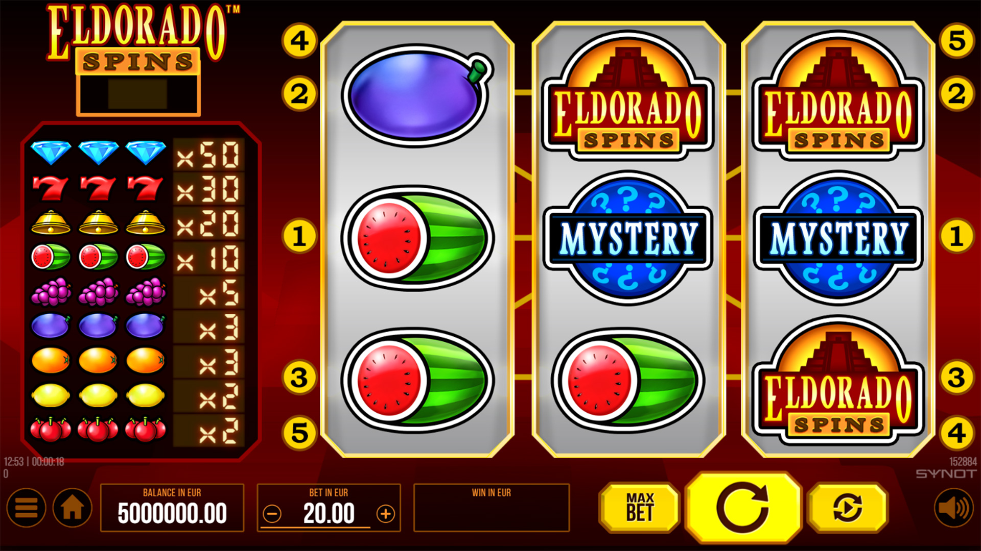 Eldorado slot interface