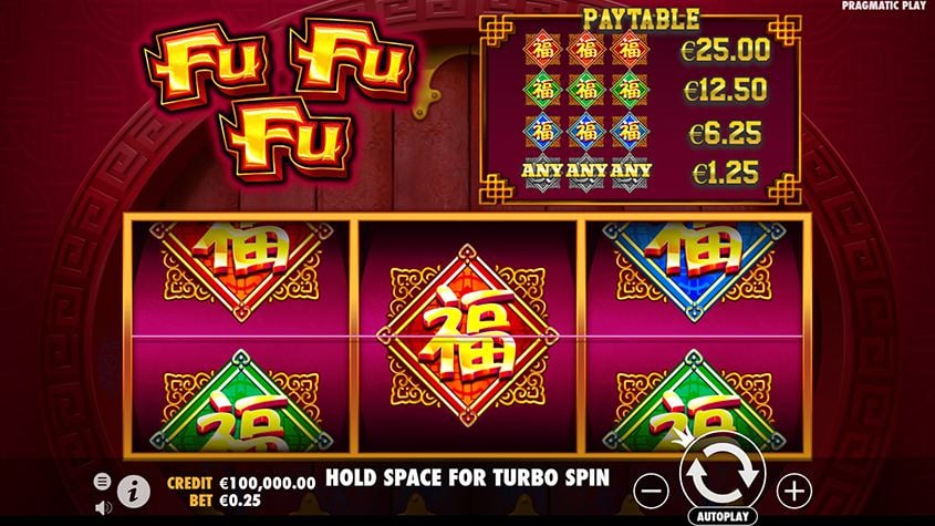 Fu Fu Fu slot interface
