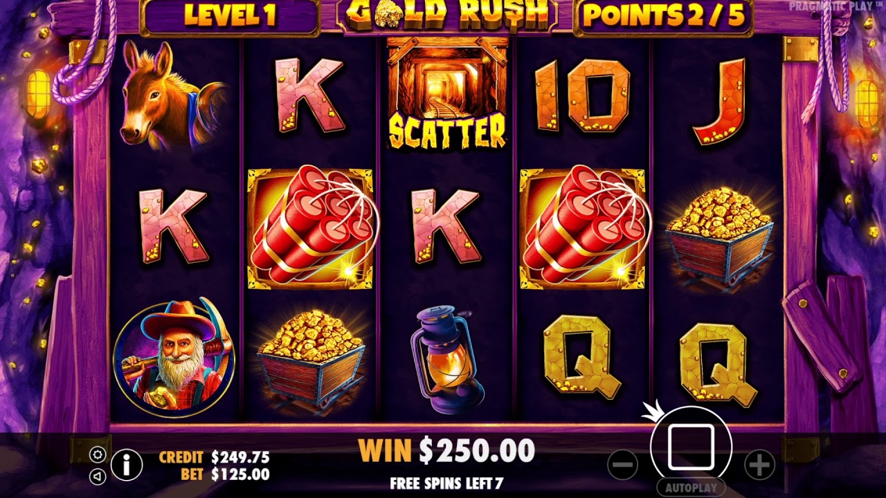 Gold Rush slot interface